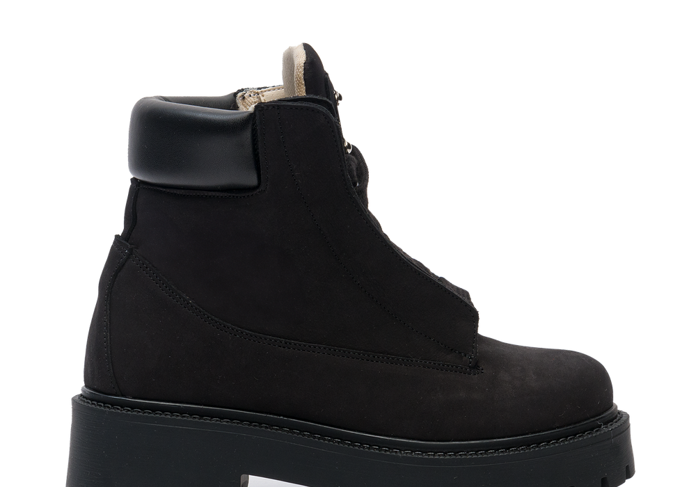 Starboot – Total Black Nabuk-Sneaker-CRISTIANZEROTRE