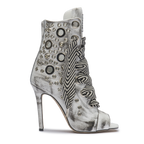 RUSH – Silver Distressed Leather
