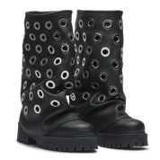CHUNKY – Black Silver Giant Eyelets Edition