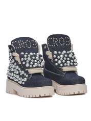 STARBOOT CUSTOM — Denim mit Perlen