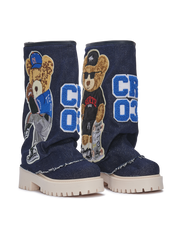 CHUNKY — Denim mit Teddypatches