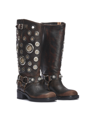 SOVEREIGN – Brown Vintage Metal Leather