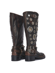 SOVEREIGN – Brown Vintage Metal Leather