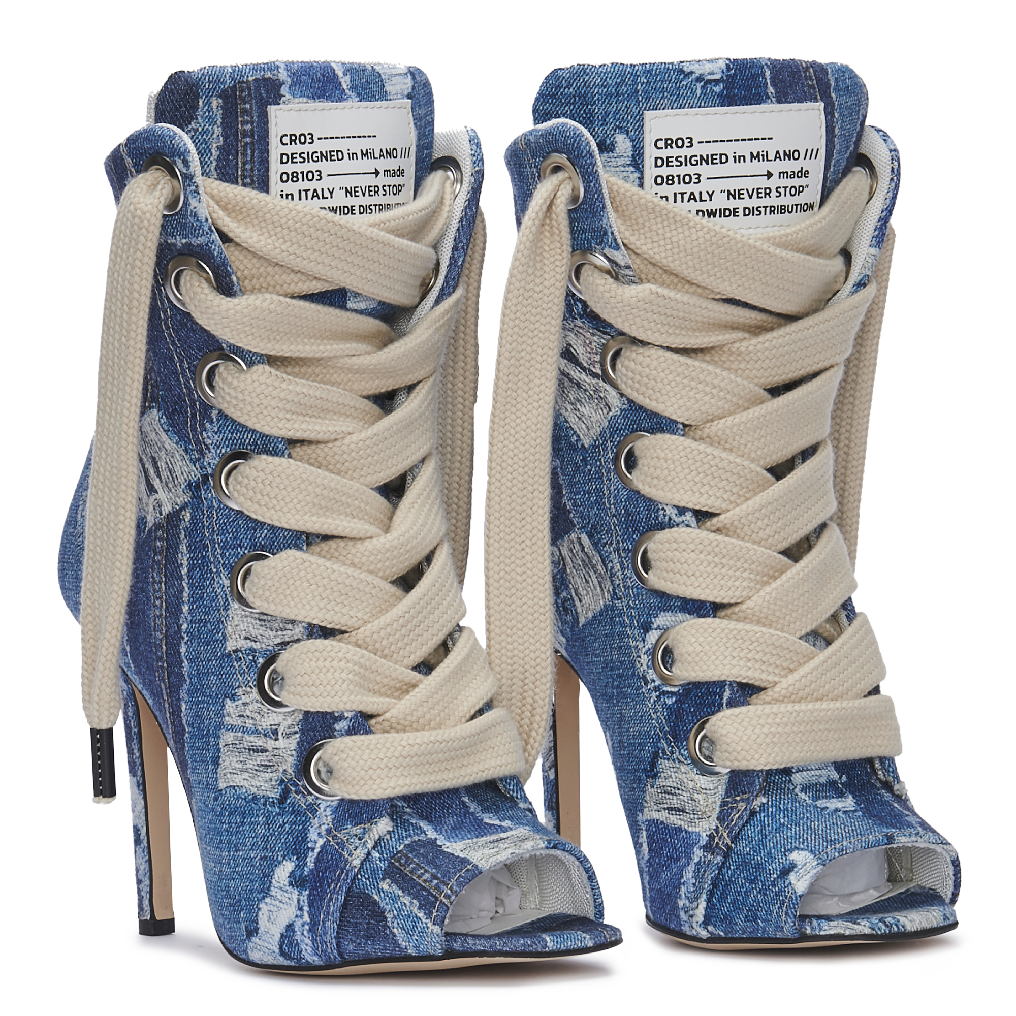 RUSH – Distressed Print Denim