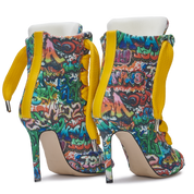RUSH – Graffiti Print Denim