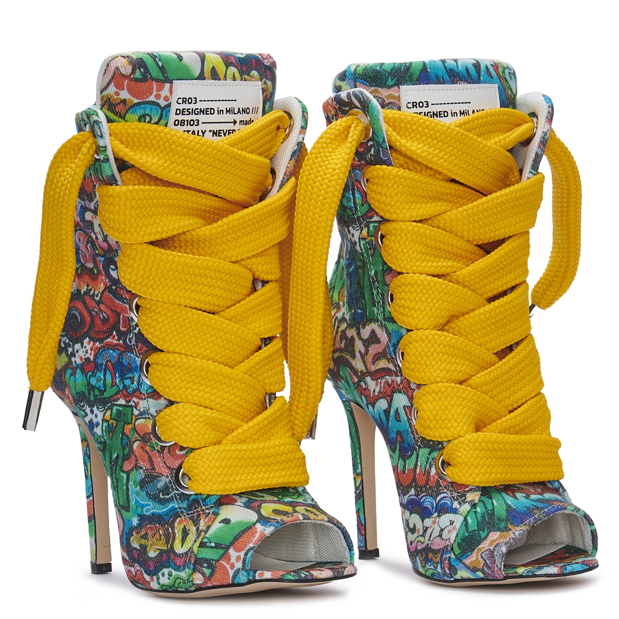 RUSH – Graffiti Print Denim