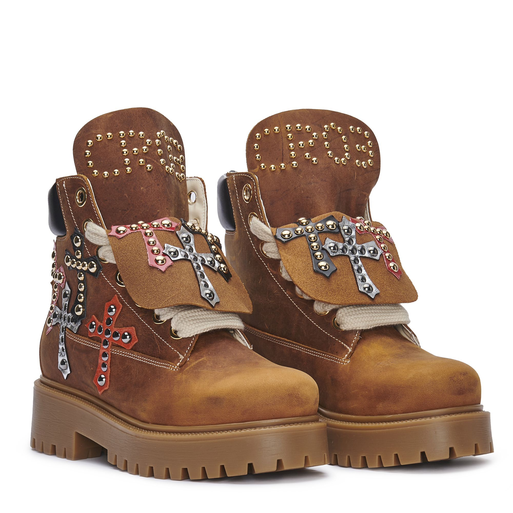 STARBOOT CUSTOM – Pelle Cross Borchiata