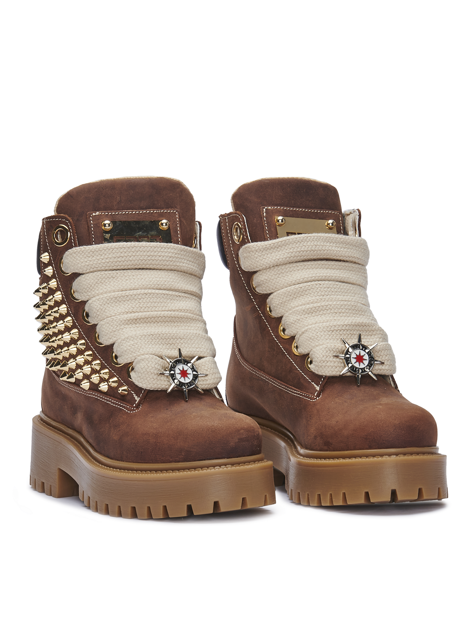 STARBOOT CUSTOM — Leder mit Kompassdetail und Nieten