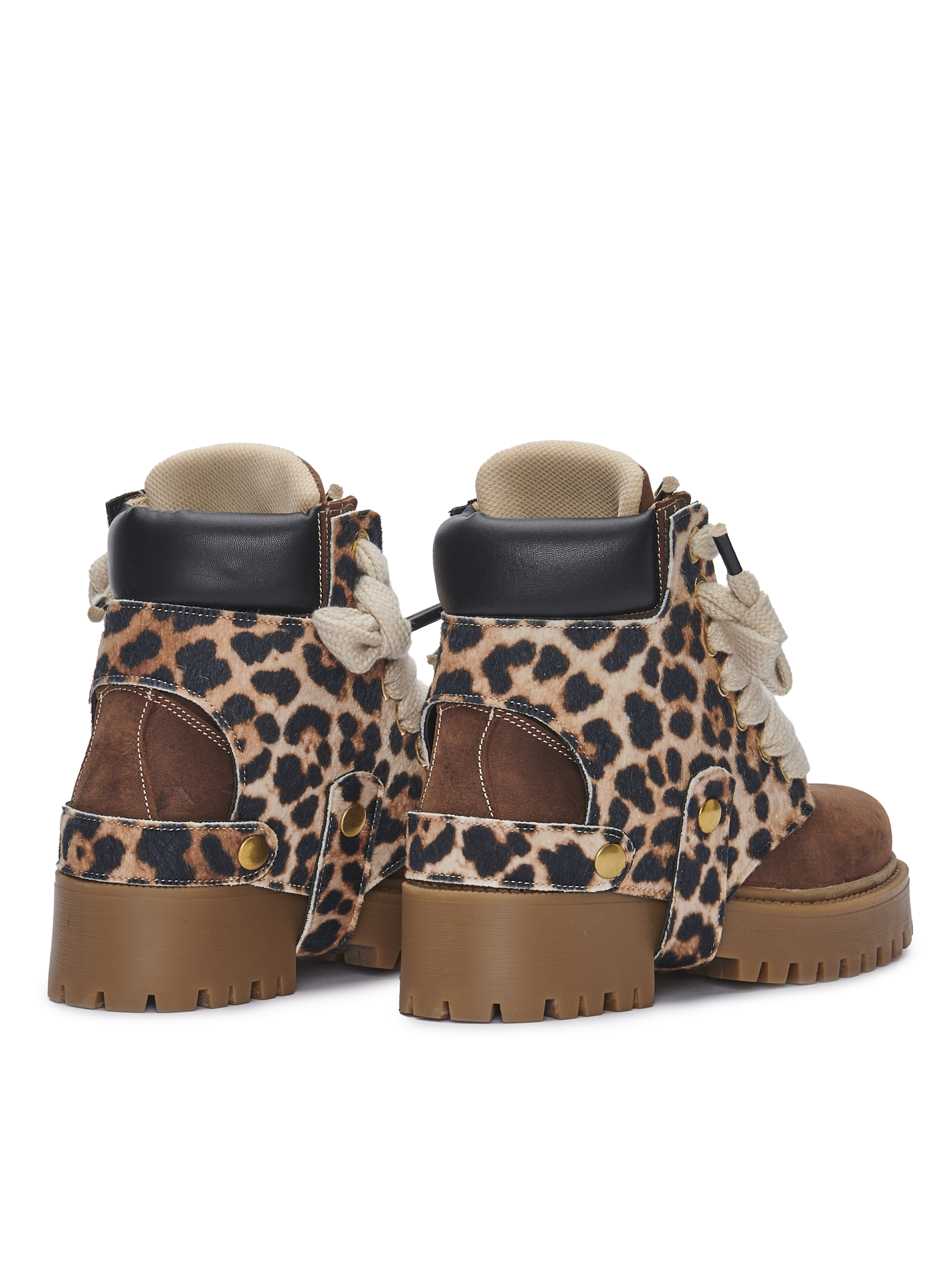 STARBOOT CUSTOM – Leopard Panel Leather