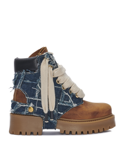 STARBOOT CUSTOM — Leder-Denim-Hybrid