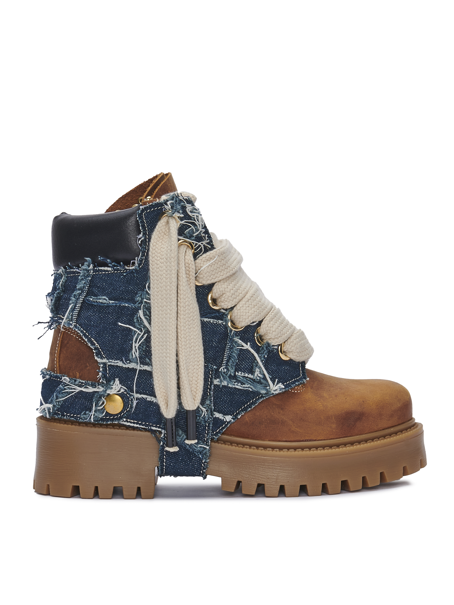 STARBOOT CUSTOM — Leder-Denim-Hybrid
