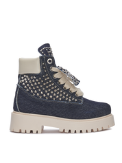 STARBOOT CUSTOM — Denim mit Metalldetails