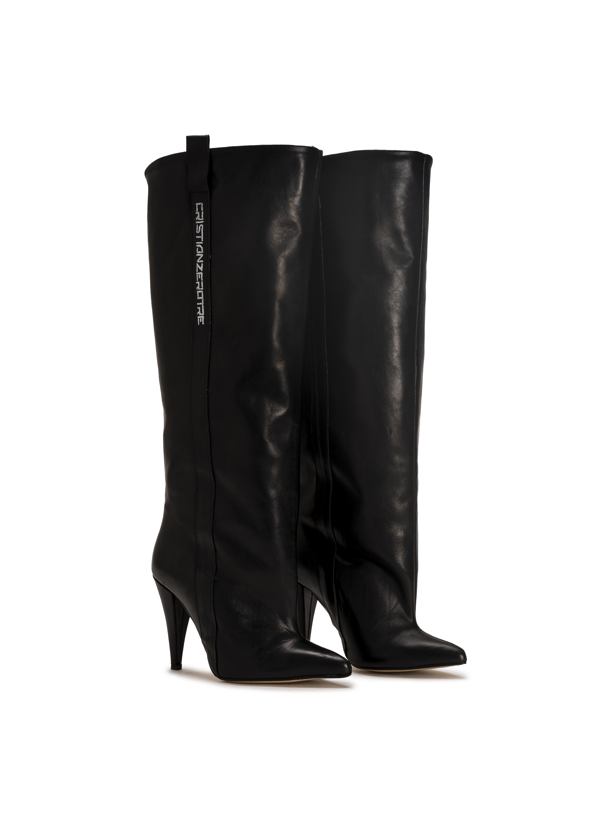 STORM — Schwarzer Stiefel mit mittelhohem Schaft