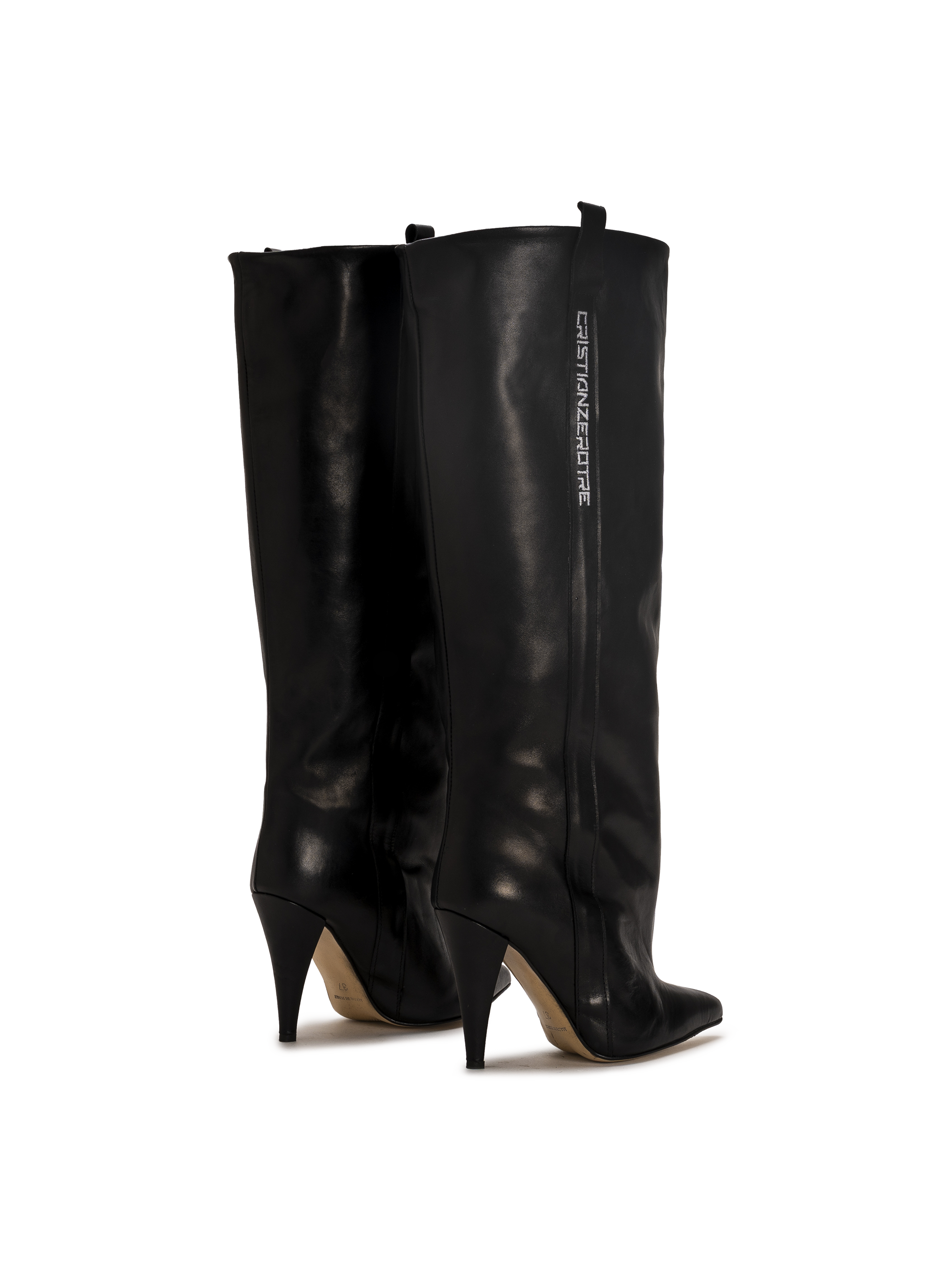 STORM — Schwarzer Stiefel mit mittelhohem Schaft