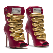 RUSH BOLD – Bordeaux and Gold Laces