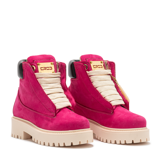 Nabuk fucsia "Starboot"