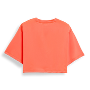 T-Shirt Leopardo 03 Arancione Corto