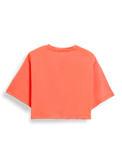 Orange Cropped 03 Leopard T-Shirt