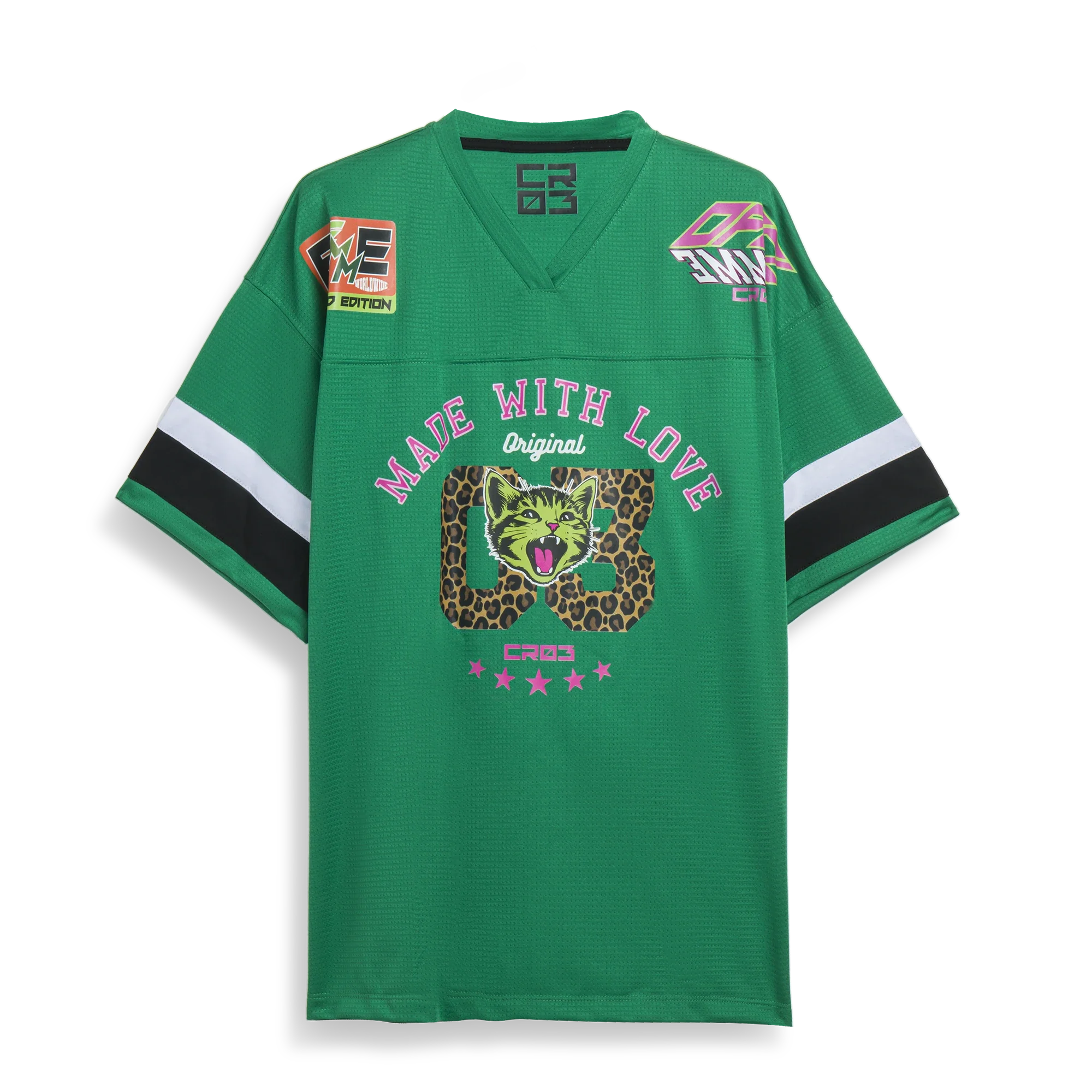 T-Shirt Hockey Verde Fatto con Amore